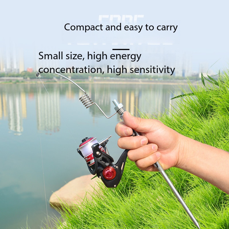 Пружинная удочка, миниатюрная  – обзор и цена Ice Fishing Reel