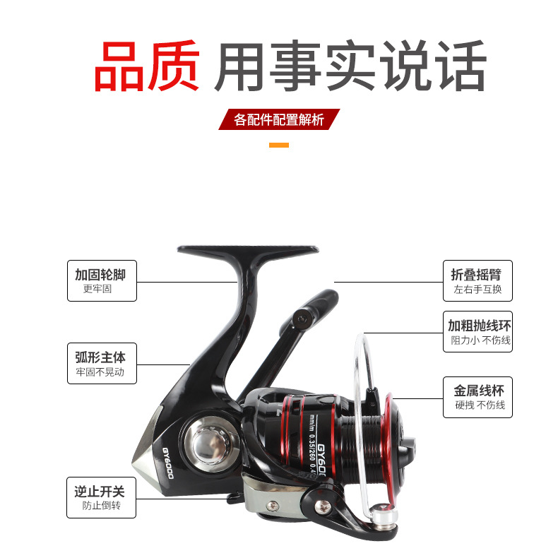 Спиннинговая катушка серии Gy  – обзор и цена Ice Fishing Reel